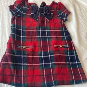 Janie and Jack dress with velvet bow
